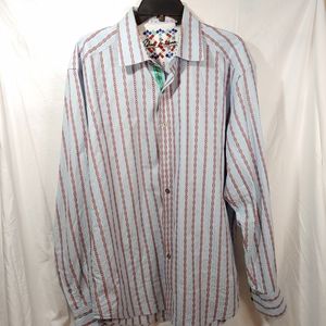Robert graham long sleeve multi color XL